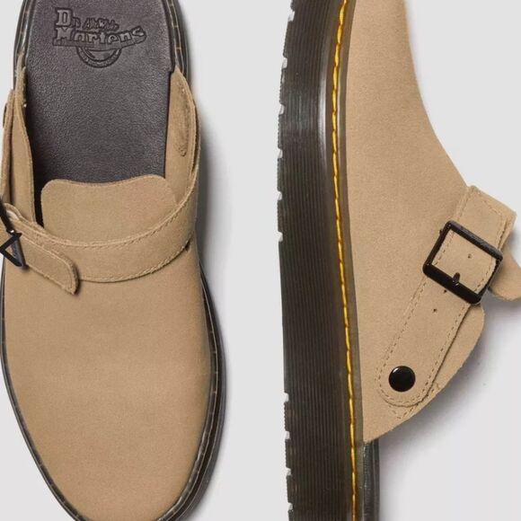 Dr. Martens Carlson Suede Casual Slingback Mules - Picture 3 of 13